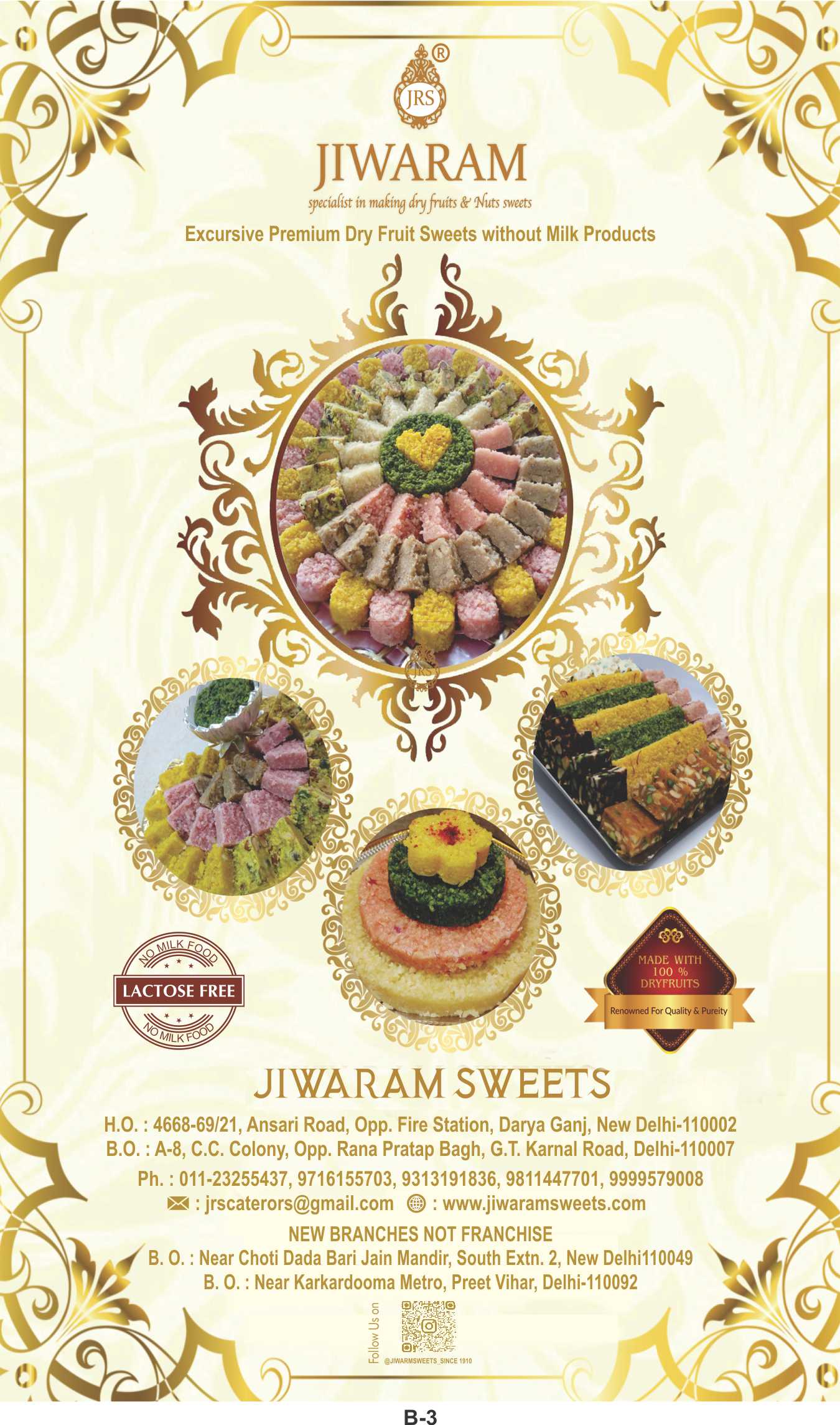 JIWARAM SWEETS